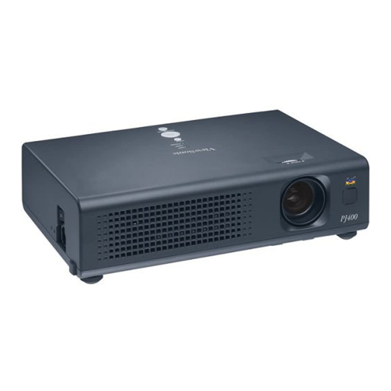 ViewSonic PJ400 Bedienungsanleitung