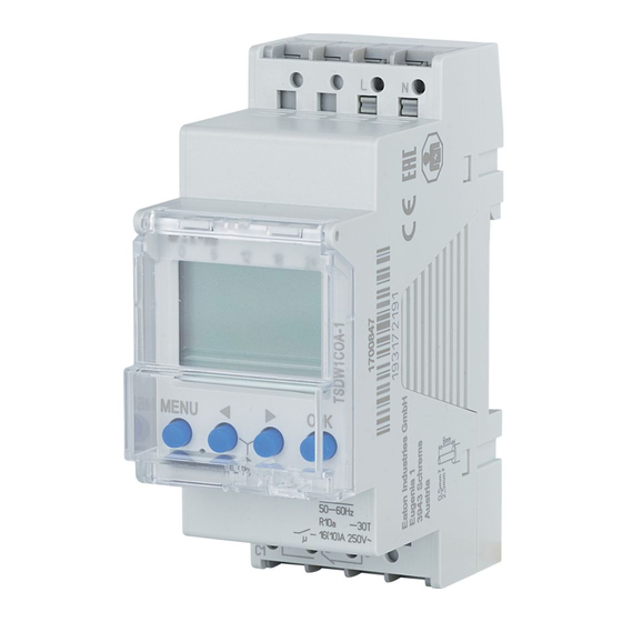 Eaton TSDW1COA-1 Kurzanleitung