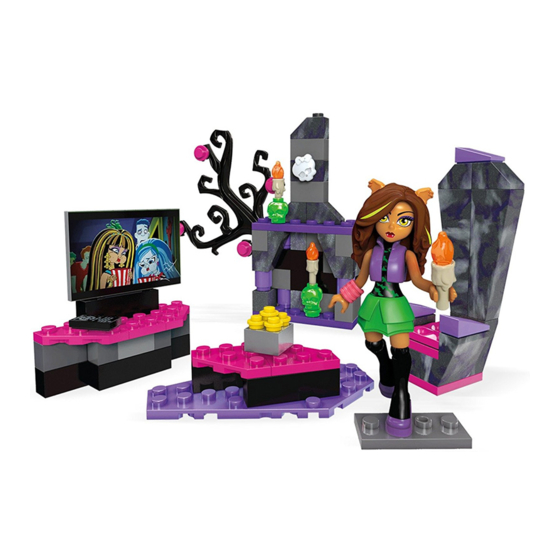Mega Construx Monster High CLAWDEENWOLF Bedienungsanleitung