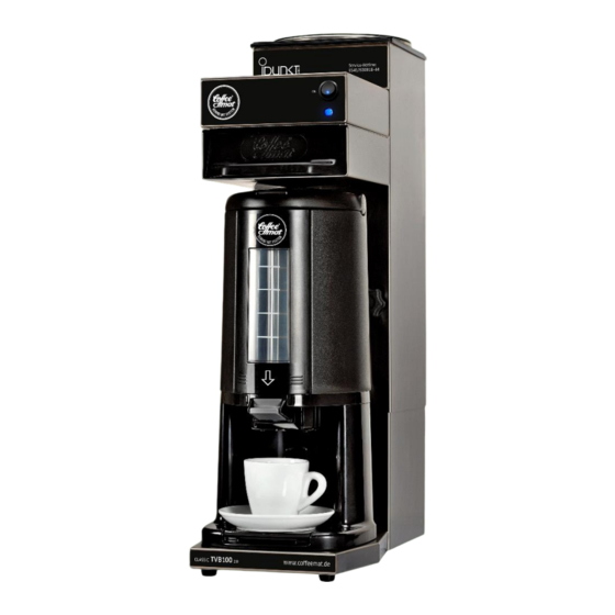 Coffeemat Classic TVB 100 2.0 Bedienungsanleitung