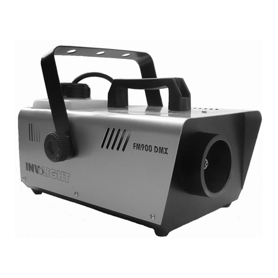 involight fm 900 dmx Bedienungsanleitung