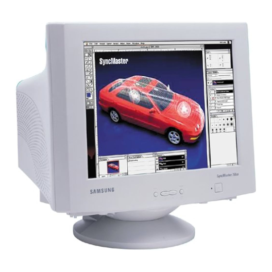 Samsung SyncMaster 753DFX Benutzerhandbuch