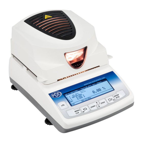 PCE Instruments PCE-MB C Serie Bedienungsanleitung