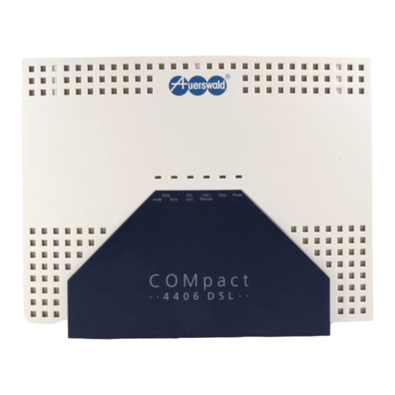 Auerswald COMpact 4406 DSL Installationsaleitung