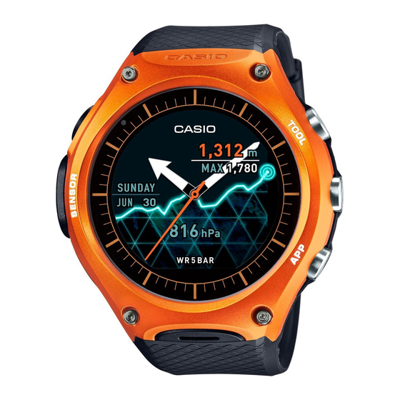 Casio WSD-F10 Bedienungsanleitung