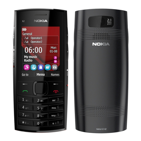 Nokia X2-02 Bedienungsanleitung