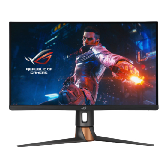 Asus ROG SWIFT 360HZ PG27AQN Bedienungsanleitung