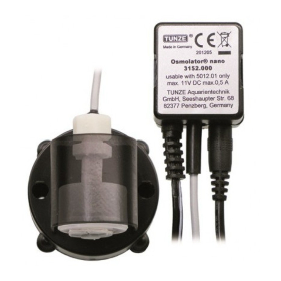 Tunze Osmolator nano 3152 Gebrauchsanleitung