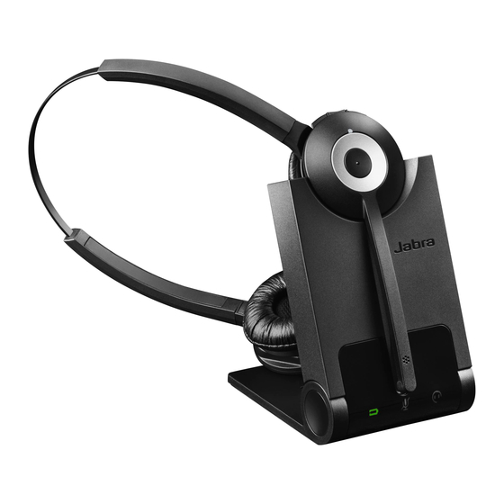 Jabra PRO 920 Duo Benutzerhandbuch