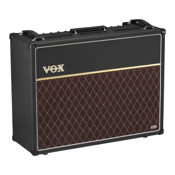 Vox AC15VR Handbücher