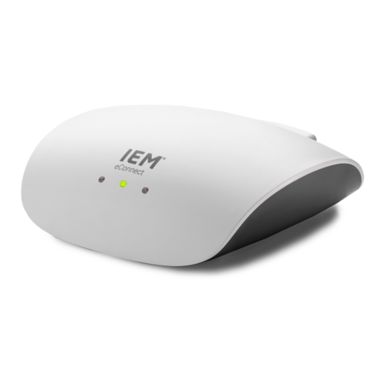 IEM eConnect Gebrauchsanweisung