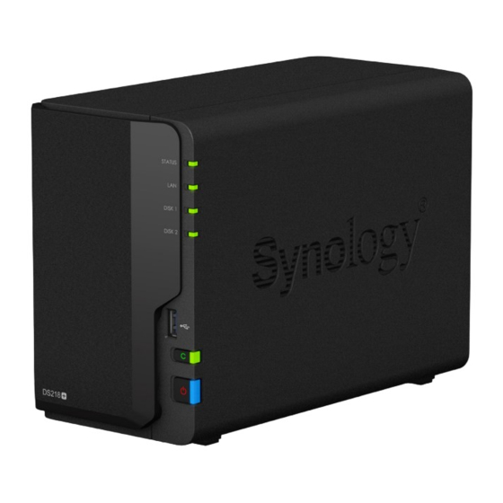 Synology DiskStation DS218+ Handbücher
