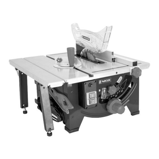 Scheppach Parkside PMTS 210 A1 Bedienungs- Und Sicherheitshinweise Originalbetriebsanleitung