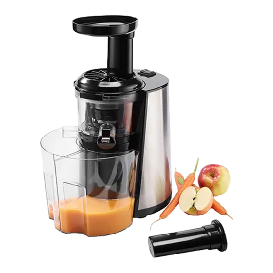 Tchibo Slow Juicer Bedienungsanleitung