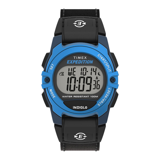 Timex EXPEDITION DIGITAL series Benutzerhandbuch