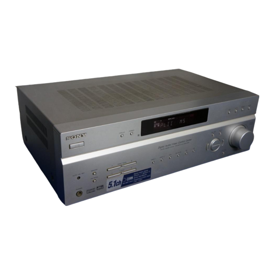 Sony HT-DDW780 Bedienungsanleitung