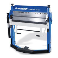 Metallkraft FSBM 1279-20 HS2 Betriebsanleitung