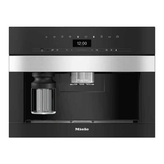 Miele CVA 7445 Gebrauchs- Und Montageanweisung