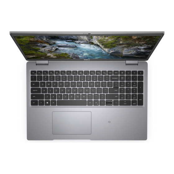 Dell Precision 3561 Einrichtung Und Technische Daten