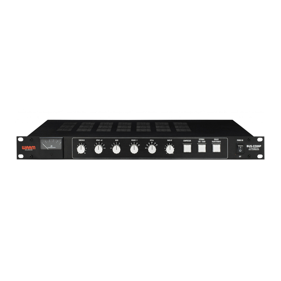 Warm Audio BUS-COMP Bedienungsanleitung