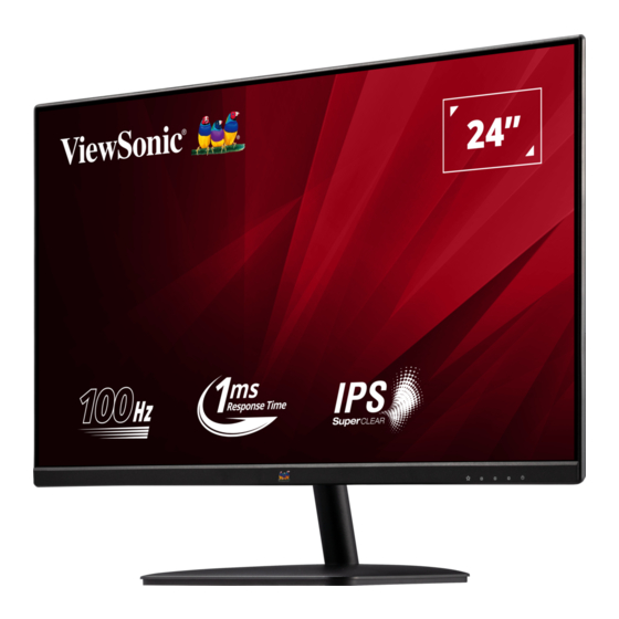 ViewSonic VA2402-h Schnellstart Handbuch