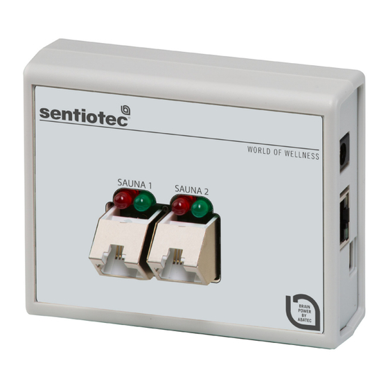 Sentiotec PRONET Montage- Und Gebrauchsanweisung
