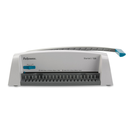 Fellowes Starlet 2 120 Anleitung