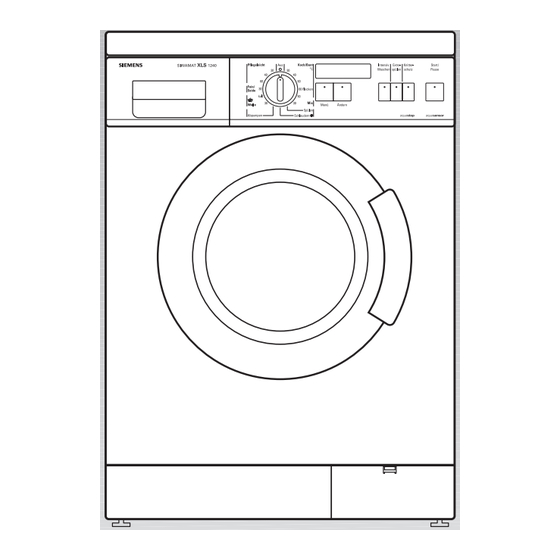 Siemens EXTRAKLASSE XLS 144 A Gebrauchs- Und Aufstellanleitung