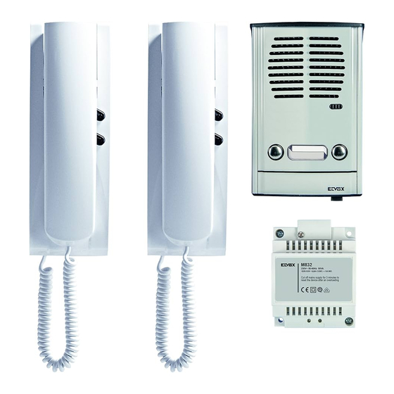 Vimar Elvox 885E Technisches Handbuch