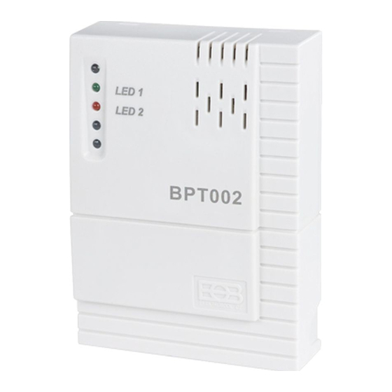 Elektrobock BPT002 AUFPUTZ Bedienungsanleitung