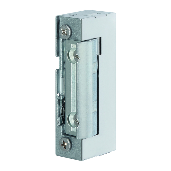 Assa Abloy effeff 148E series Installations- Und Montageanleitungen