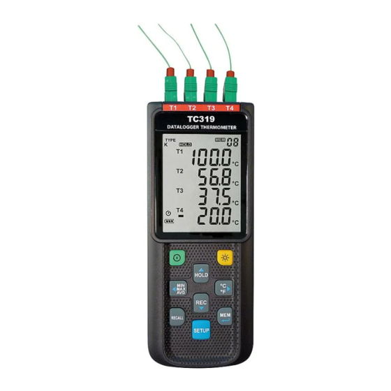 Dostmann Electronic TC 319 Bedienungsanleitung
