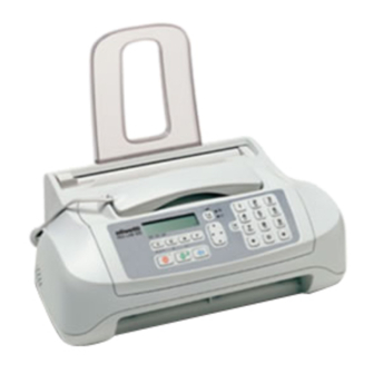 Olivetti Fax-Lab 105 Bedienungsanleitung