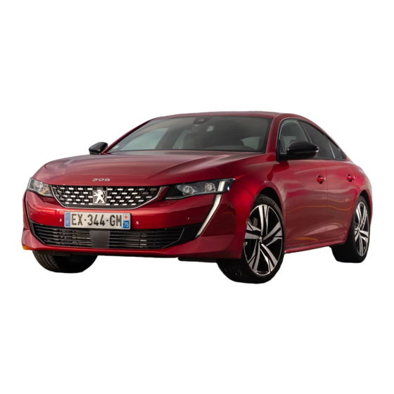 PEUGEOT 508 Bedienungsanleitung