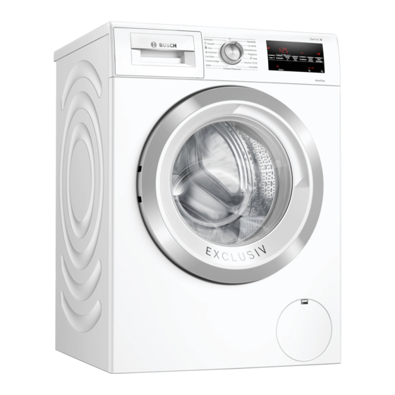 Bosch WAU28T90EM Gebrauchs- Und Installationsanleitung