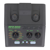 Zoom RFX-300 Bedienungsanleitung