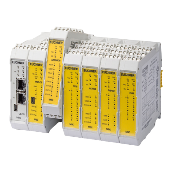 EUCHNER MSC CE- Serie Betriebsanleitung