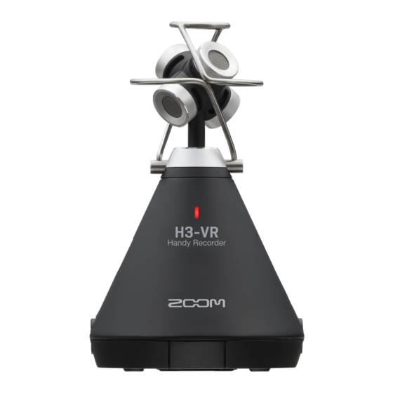 Zoom H3-VR Kurzanleitung