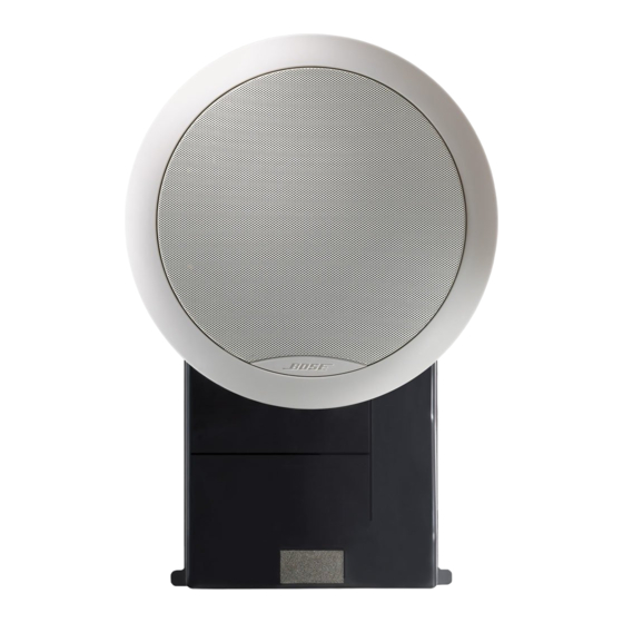 Bose Virtually Invisible 191 Bedienungs- Und Installateuranleitung
