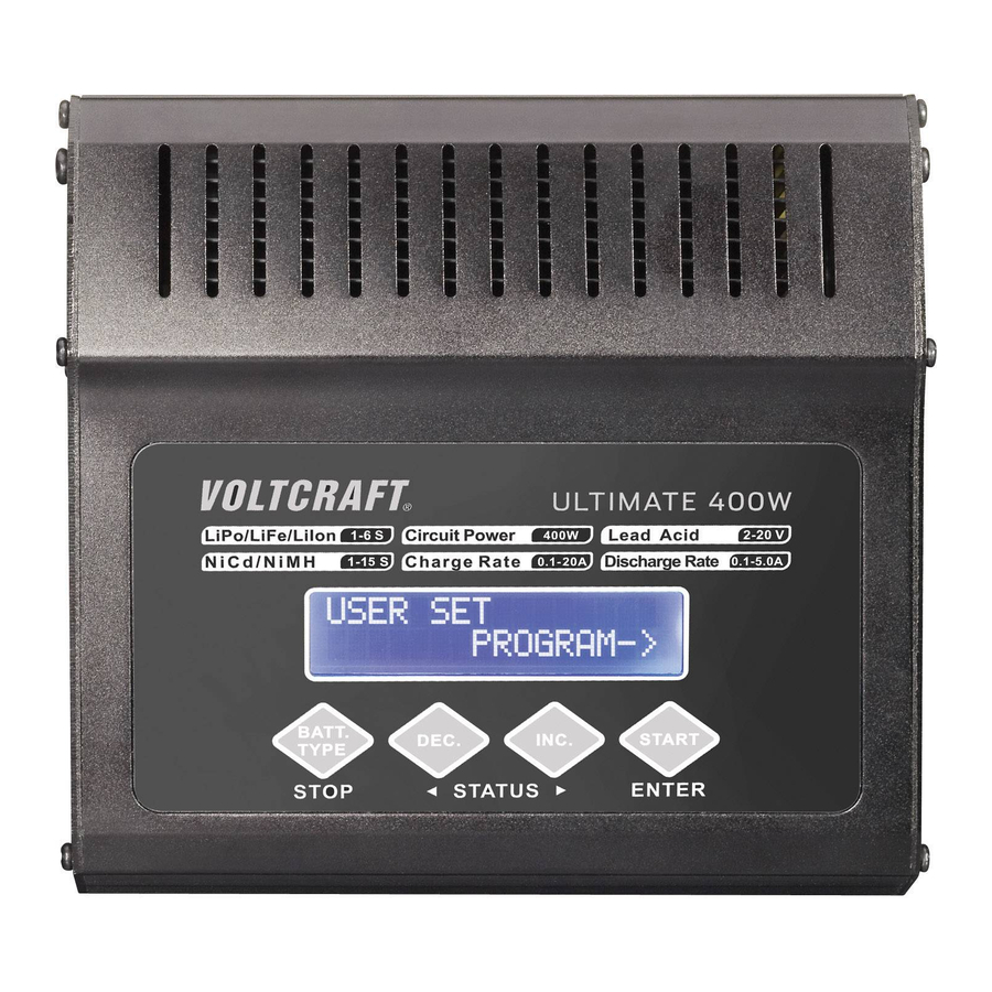 VOLTCRAFT Ultimate 400 W Bedienungsanleitung