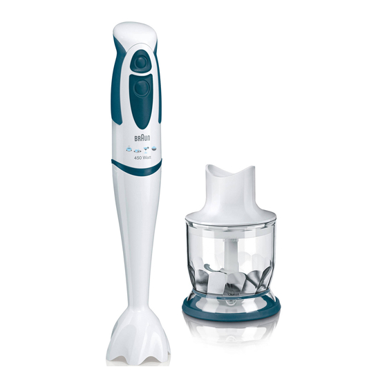 Braun MultiQuick 3 Bedienungsanleitung