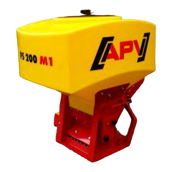 APV PS120M1 Original Bedienungsanleitung