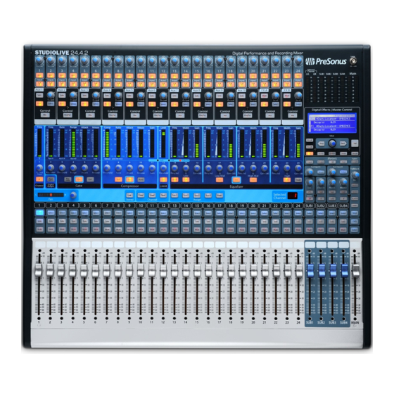 PRESONUS StudioLive 24.4.2 Handbücher