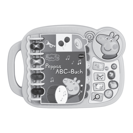 VTech Peppa Pig Peppas ABC-Buch Bedienungsanleitung
