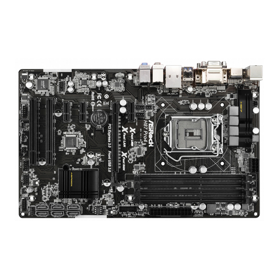 ASROCK H87 Pro4 Bedienungsanleitung