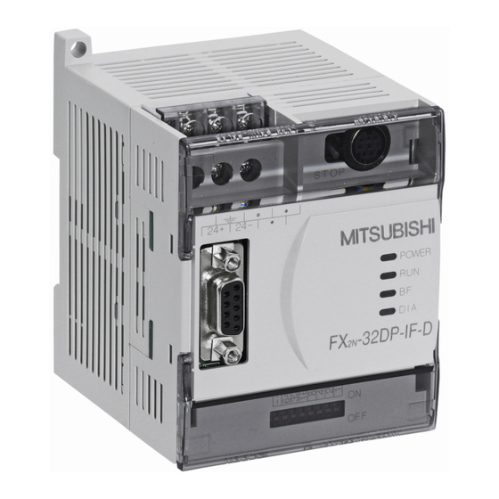 Mitsubishi Electric MELSEC FX2N-Series Installationsbeschreibung