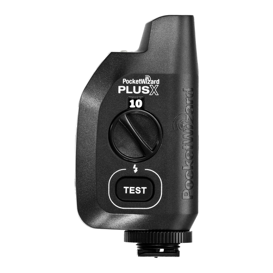 PocketWizard PlusX Kurzanleitung