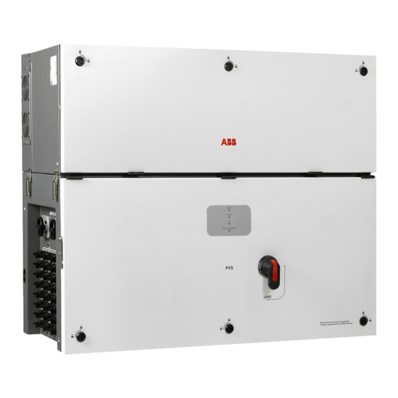 Fimer PVS-175-TL Kurzanleitung