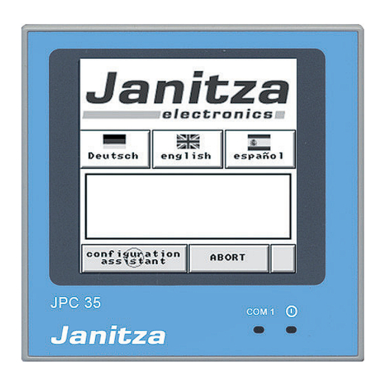 Janitza electronics JPC 35 Handbuch