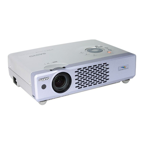 Sanyo PLC-XU41 Bedienungsanleitung